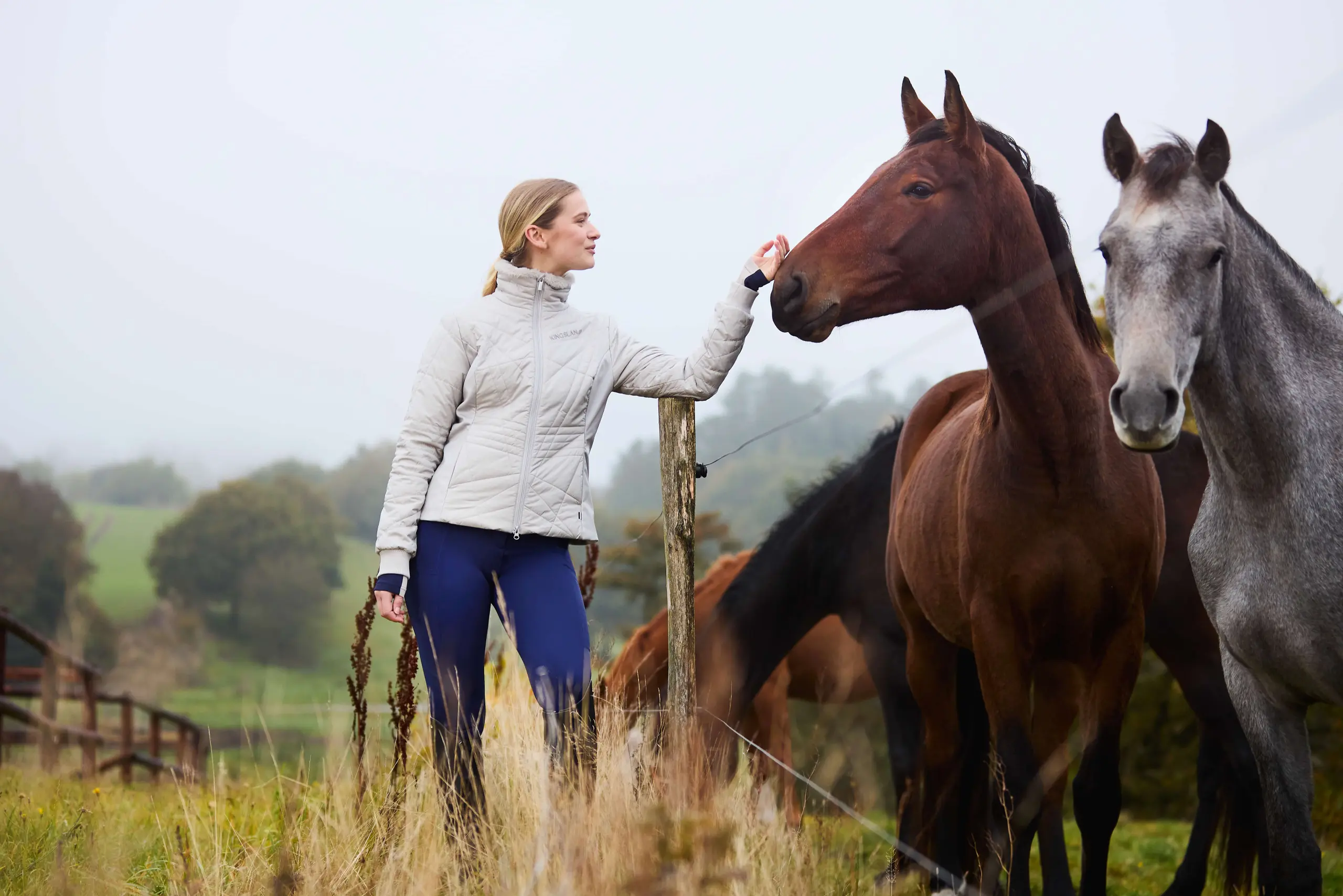 Kingsland KLAlba gepolsterte Reitjacke für Damen